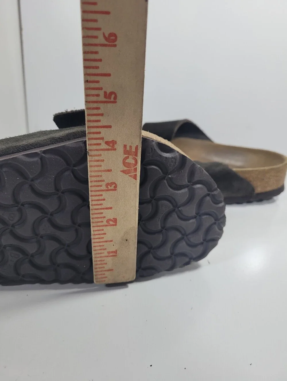 Birkenstock Arizona Suede Soft Footbed Black Gray EU 42 US Men 9 Women 11 Narrow